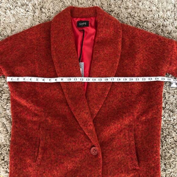 NWT CHEPÈ Giuliana Oversized Coat M Made in Italy - Picture 5 of 9